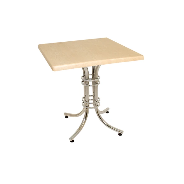 Buket Kare Masa 80x80cm  - (Werzalit, Wermodin ve Allzalit Tabla) - Akçaağaç ürün görseli 1