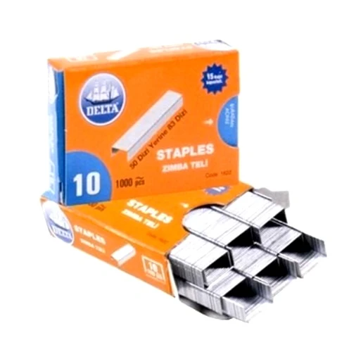 Delta Zımba Teli No:10 Gümüş - 10 Paket ürün görseli 1