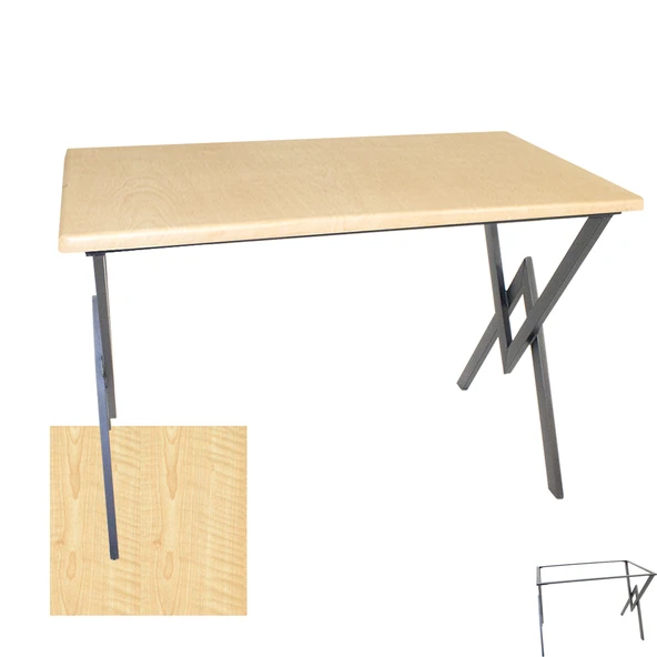 Anemon Mutfak Masası 80x140 (Werzalit, Wermodin ve Allzalit Tabla) - Akçaağaç ürün görseli 1