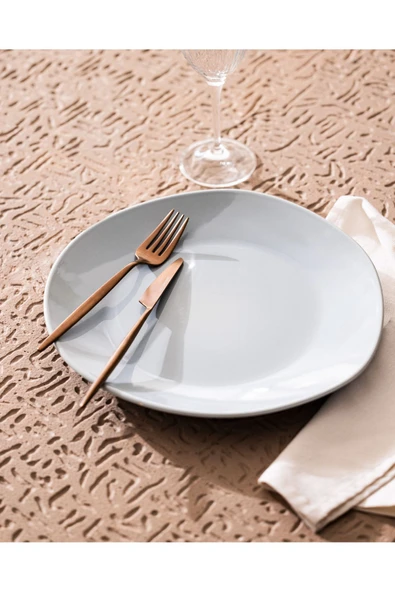 Souci Servis Tabağı - Mavi - 30 cm - Resim 2