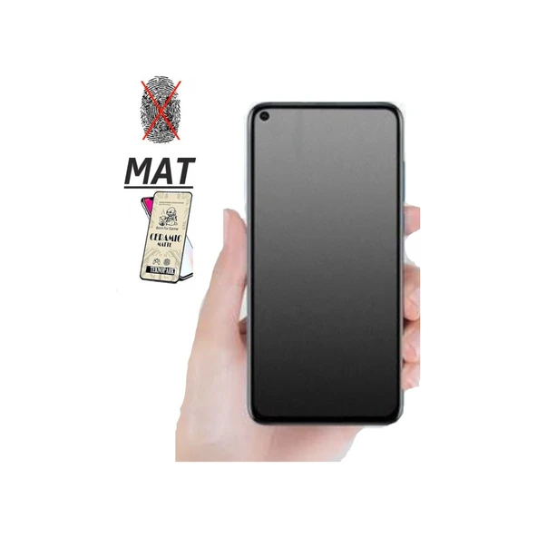 Samsung M11 Mat Ekran Seramik Tam Kaplayan Kırılmaz Cam Nano Ekran Koruyucu ürün görseli 1