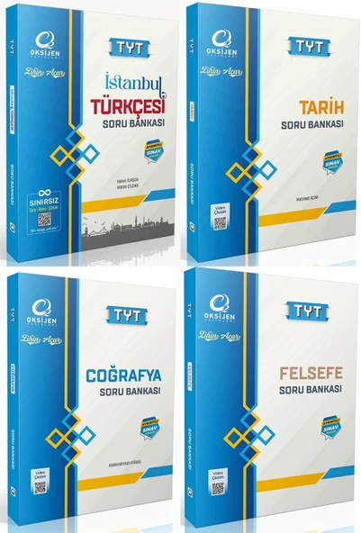 Oksijen Tyt Sözel Soru Bankası Seti 4 Kitap ürün görseli 1