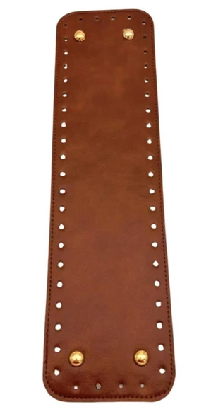 Angel Çanta Aksesuar Suni Deri 37x10 cm Dikdörtgen Çanta Taban Taba Renk Light Gold Aparatlı ürün görseli 1