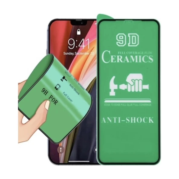 Apple iPhone 11 Pro Ekran Koruyucu Seramik Nano Cam Esnek Tam Full Kaplayan Kırılmaz ürün görseli 1