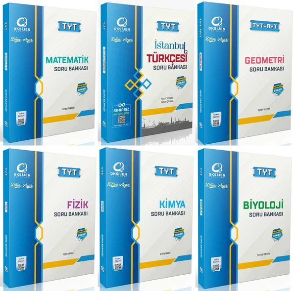 Oksijen Tyt Sayısal Soru Bankası Seti 6 Kitap ürün görseli 1