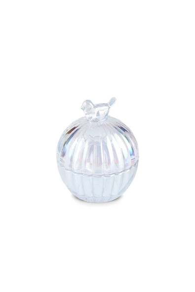 Kuşlu Cam Lokumluk Luster 9,5 Cm ürün görseli 1