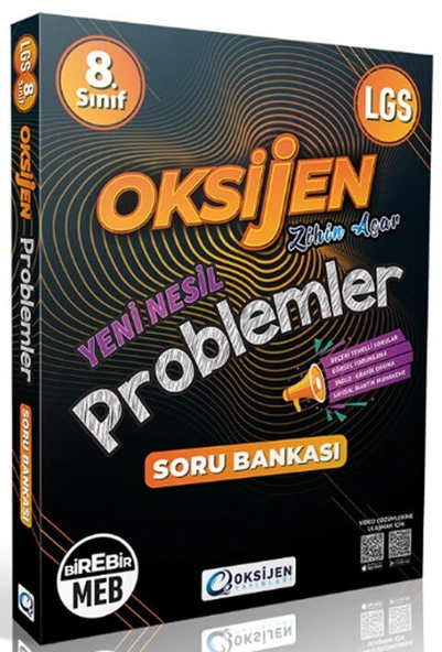 Oksijen 8. Sınıf Problemler Soru Bankası ürün görseli 1