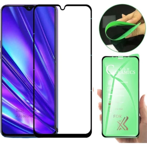 Samsung A02S Ekran Koruyucu Seramik Nano Cam Esnek Tam Full Kaplayan Kırılmaz ürün görseli 1