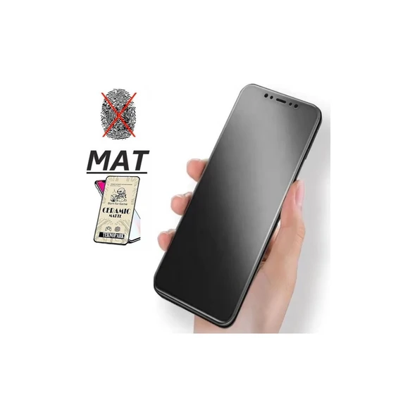 iPhone Xr Mat Ekran Seramik Tam Kaplayan Kırılmaz Cam Nano Ekran Koruyucu ürün görseli 1