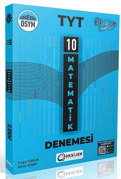 Oksijen Tyt Matematik 10 Branş Denemesi ürün görseli 1