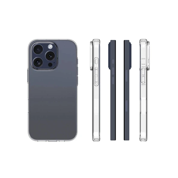 iPhone 16 Pro Kılıf Süper Silikon Kapak - Resim 5