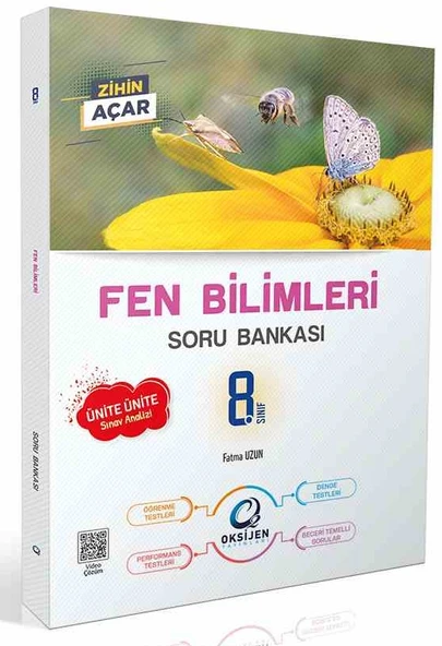 Oksijen 8. Sınıf Fen Bilimleri Soru Bankası ürün görseli 1