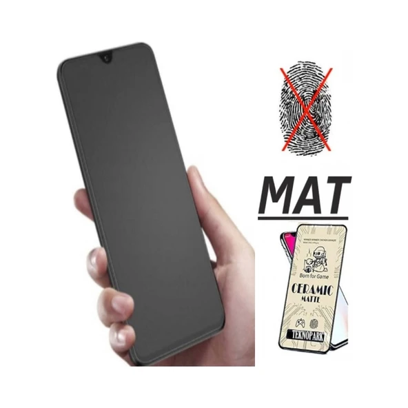 Samsung A31 Mat Ekran Seramik Tam Kaplayan Kırılmaz Cam Nano Ekran Koruyucu ürün görseli 1