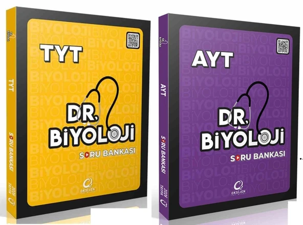 Oksijen 2026 Tyt Ayt Biyoloji Dr. Biyoloji Tyt Soru Bankası Seti 2 Kitap ürün görseli 1