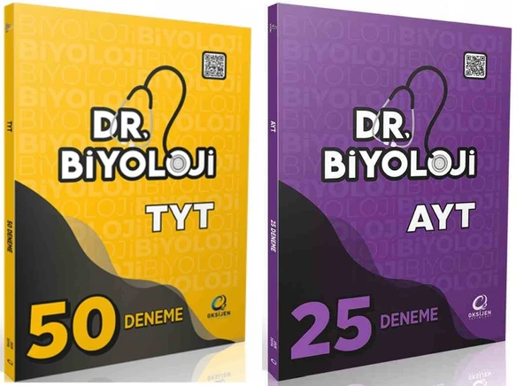 Oksijen 2026 Tyt Ayt Biyoloji Dr. Biyoloji Tyt Deneme Seti 2 Kitap ürün görseli 1