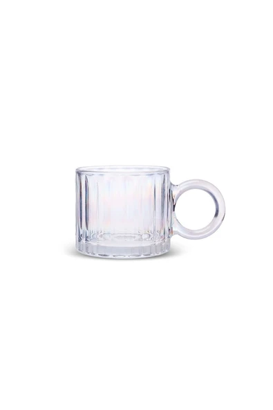 Luna Lüsterli Cam Kupa 300 ml - Resim 6