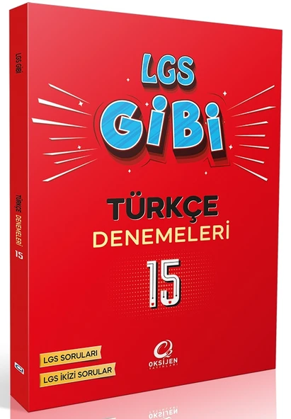 Oksijen 8. Sınıf Türkçe Lgs Gibi 15 Li Branş Denemeleri ürün görseli 1