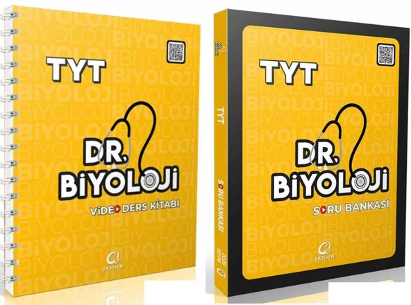 Oksijen 2026 Tyt Biyoloji Dr. Biyoloji Video Ders Kitabı + Soru Seti 2 Kitap ürün görseli 1