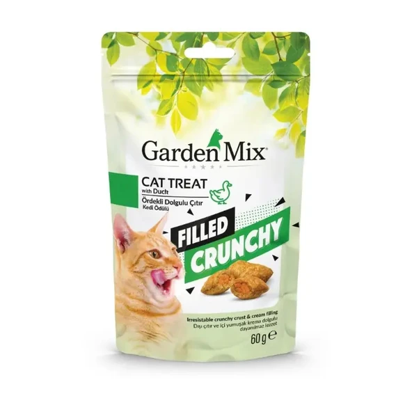 Garden Mix Ördekli İçi Dolgulu Kedi Ödülü 60gr ürün görseli 1