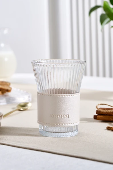 Leather Cool Touch Latte Bardağı 210 ml Sedef - Resim 5