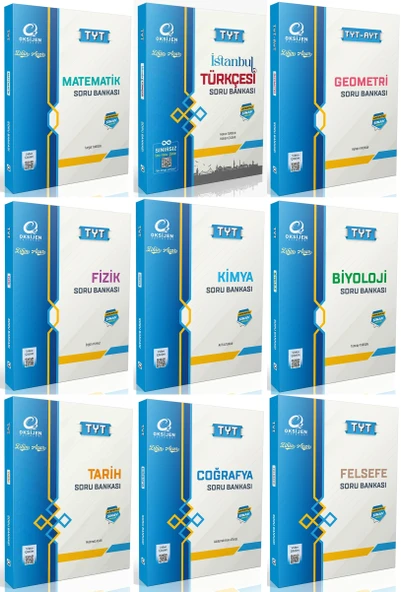 Oksijen Tyt Soru Bankası Seti Tam Set 9 Kitap ürün görseli 1
