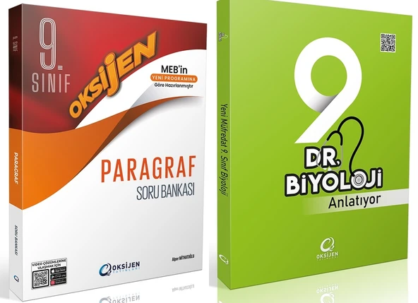 Oksijen 9. Sınıf Dr. Biyoloji Anlatıyor + Paragraf Seti 2 Kitap ürün görseli 1