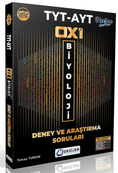 Oksijen Tyt Ayt Biyoloji Deney Ve Araştırma Oxi Soru Bankası ürün görseli 1