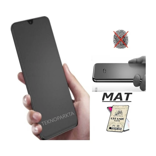 Realme C35 Ekran Koruyucu Mat Seramik Tam Kaplayan Esnek Cam Nano Ekran ürün görseli 1