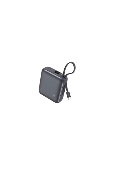 ReCharger Mini LCD 10.000mAh PD 35W USB-C Dahili Kablolu Taşınabilir Hızlı Şarj Aleti/Powerbank ürün görseli 1