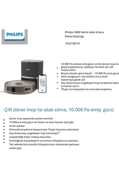 PHİLİPS XU5100/10 ROBOT SÜP İSTASYONLU - Resim 7