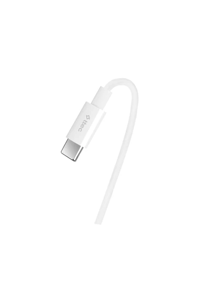 USB-C - USB-C 30cm 65W PD/QC Hızlı Şarj/Data Kablosu Beyaz Beyaz ürün görseli 1