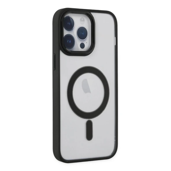 İphone 14 Pro Kılıf Room Magneticsafe Silikon - Siyah ürün görseli 1