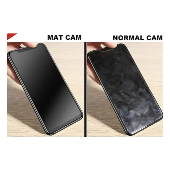 Apple iphone 12 Mat Hayalet Ekran Gizli Privacy Tam Kaplayan Kırılmaz Cam Seramik Nano Ekran Koruyucu ürün görseli 1