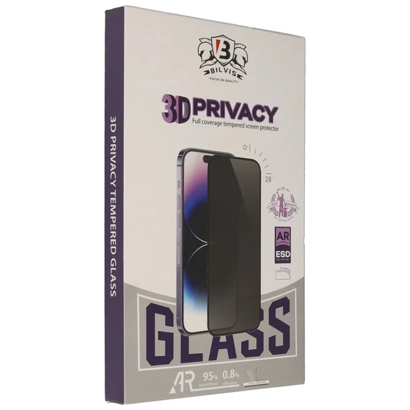 İphone 17 Pro Bilvis 3d Hayalet Cam Ekran Koruyucu ürün görseli 1