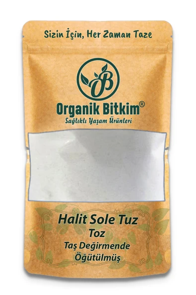 Organik Bitkim Halit Sole Tuz Taş Değirmende Öğütülmüş 500 gr ürün görseli 1