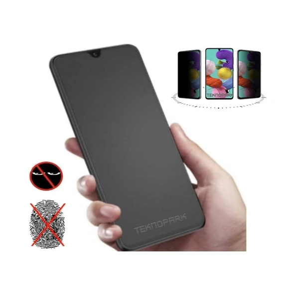 Xiaomi Redmi 12C Mat Hayalet Privacy Tam Kaplayan Kırılmaz Cam Seramik Ekran Koruyucu ürün görseli 1
