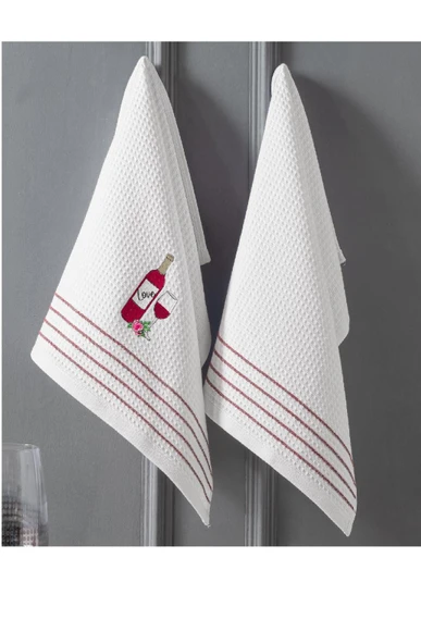 Schafer Home Wine 2 li Kurulama Bezi 40x60 Cm-Beyaz ürün görseli 1
