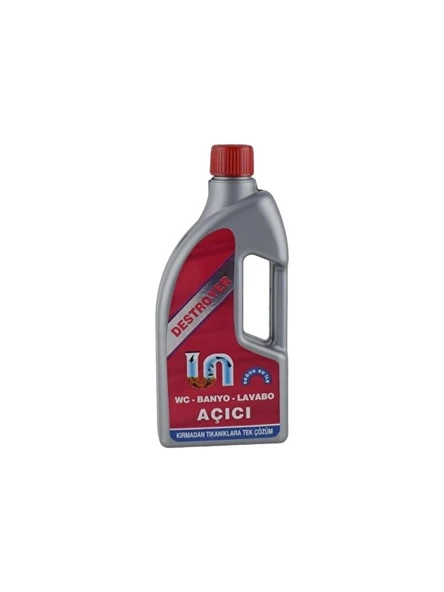 ORJİNAL DESTROYER LAVABO AÇICI 500ml (915 gr) 1000 ml (1830 gr) ürün görseli 1