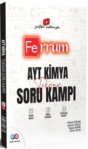 Orbital YKS AYT Kimya Ferrum Tekrar Soru Kampı Çözümlü Orbital Yayınları ürün görseli 1