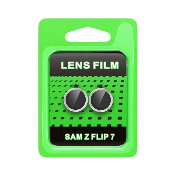 Samsung Galaxy Z Flip 7 Raze Metal Kamera Lens - Gümüş ürün görseli 1