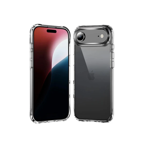 Apple İphone 17 Air Lüx Şeffaf Silikon - Şeffaf ürün görseli 1