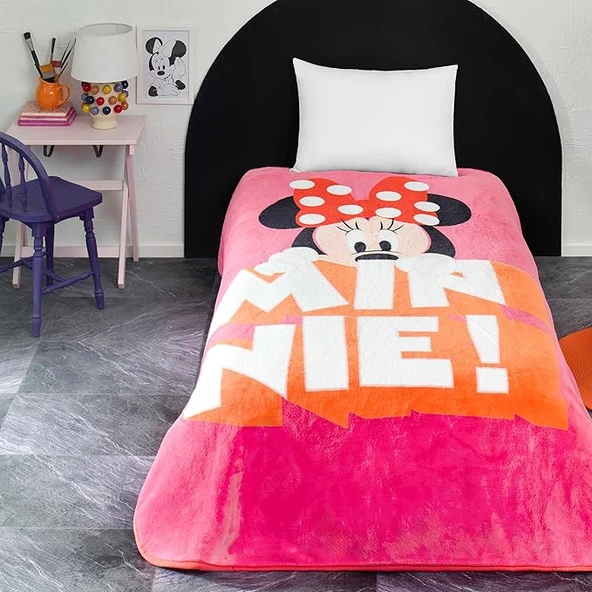 TAÇ Disney Minnie Mouse 160x220  tek kişilik battaniye ürün görseli 1