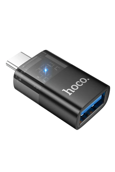 Hoco. UA36B Tak Çalıştır Type-C to USB 3.0 Dönüştürücü - Siyah ürün görseli 1