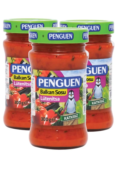 Penguen Lütenitsa Balkan Sosu 300 gr x 3 Adet ürün görseli 1