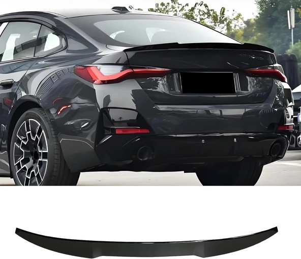 Bm-w 4 Serisi G26 4 kapı M4 Boyalı Bagaj Üstü Spoiler 2021-2025 arası ürün görseli 1