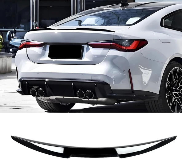 Bm-w 4 Serisi G22 2 kapı M4 Boyalı Bagaj Üstü Spoiler 2021-2025 arası ürün görseli 1