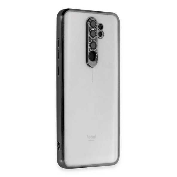 Xiaomi Redmi Note 8 Pro Kılıf Razer Lensli Silikon - Siyah ürün görseli 1