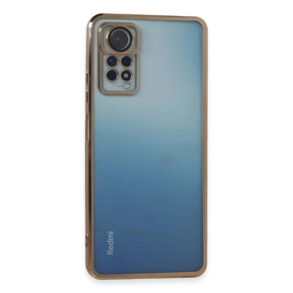 Xiaomi Redmi Note 11 Pro Kılıf Razer Lensli Silikon - Gold ürün görseli 1