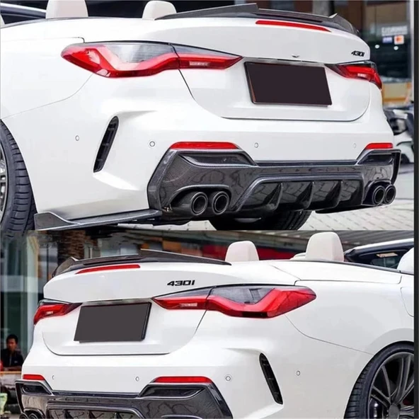 Bm-w 4 Serisi G23 M4 Boyalı Bagaj Üstü Spoiler 2020-2024 arası ürün görseli 1