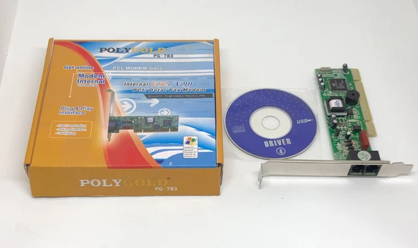 Polygold PG-783 Dahili PCI 56 K Faks/Modem Kartı ürün görseli 1